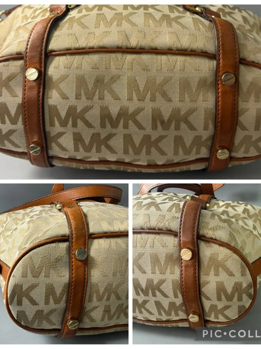 Michael Michael Kors Brown Bedford Satchel /Shoulder Bag
